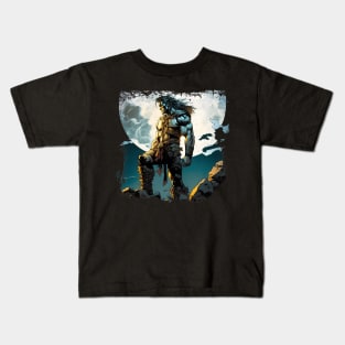 Shadow Man BRZRKR (Berserker) Kids T-Shirt